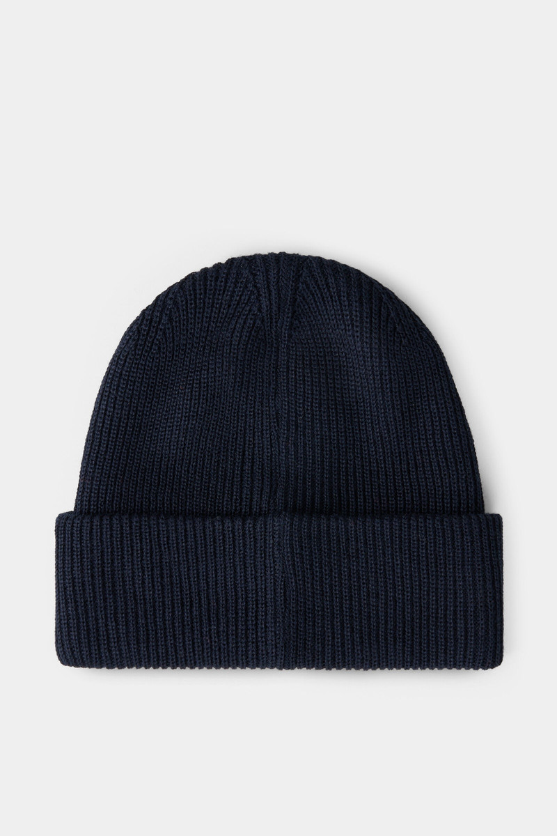 BOGNER Tarek Knitted hat in Navy blue outlook