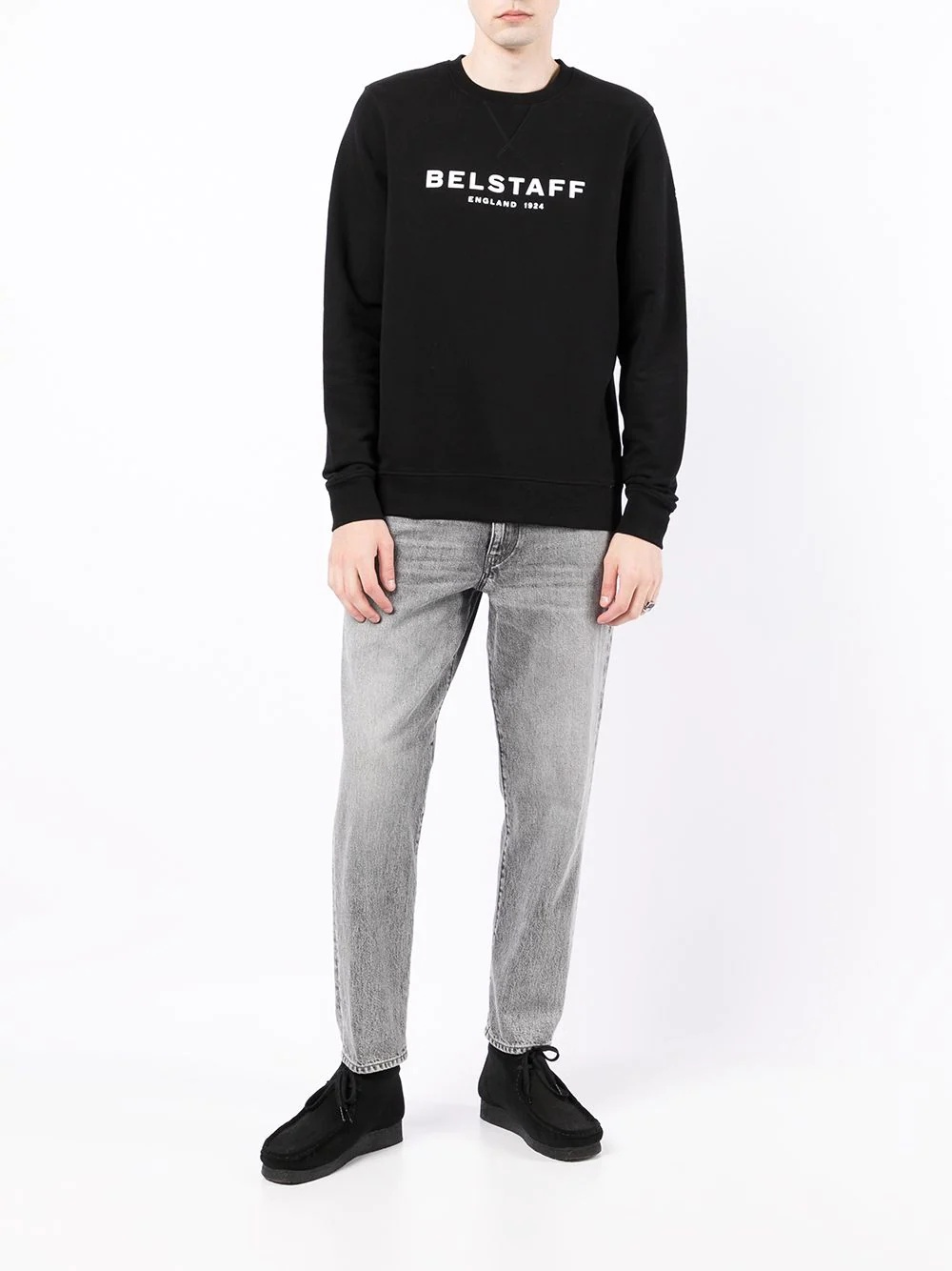 logo-print cotton sweatshirt - 2