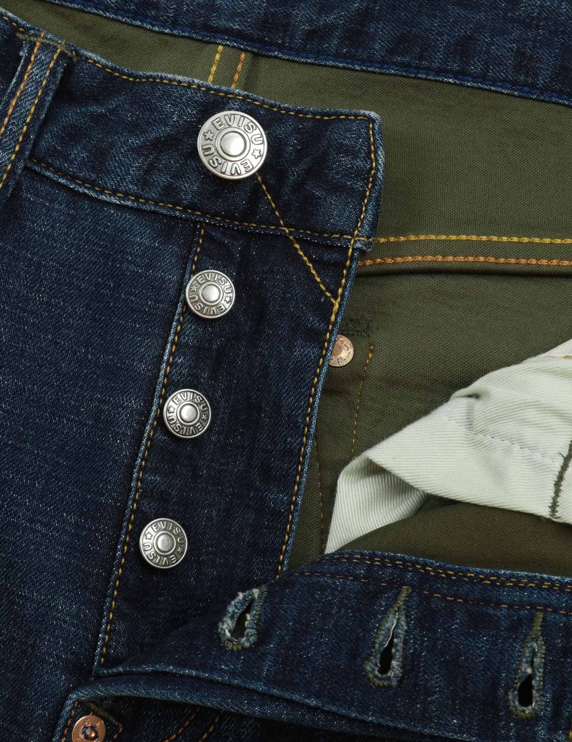GODHEAD AND OIL BARREL-PATTERN DAICOCK PRINT CARROT FIT JEANS #2017 - 11