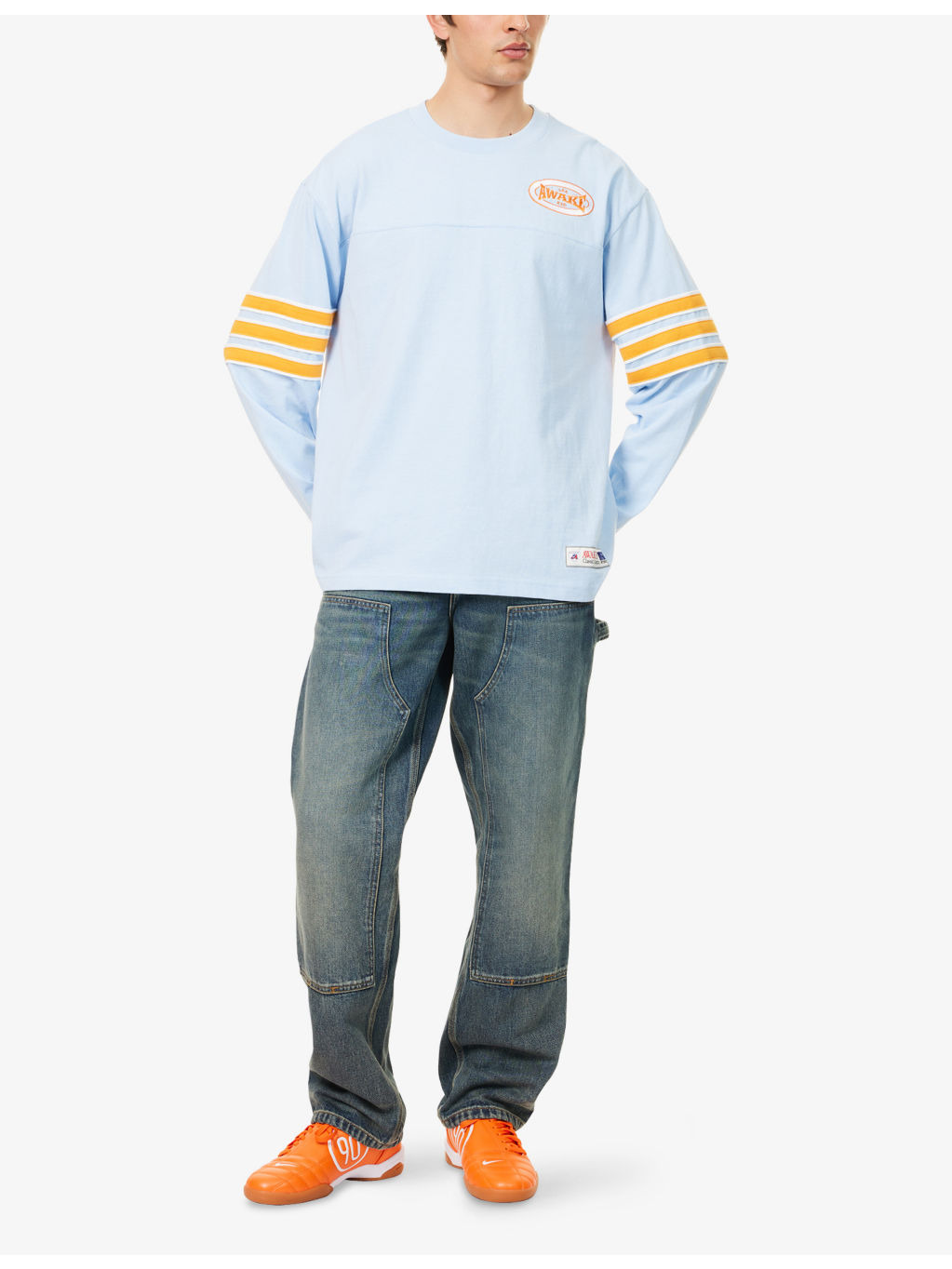 Varsity Striped Cotton-Jersey T-Shirt - 2