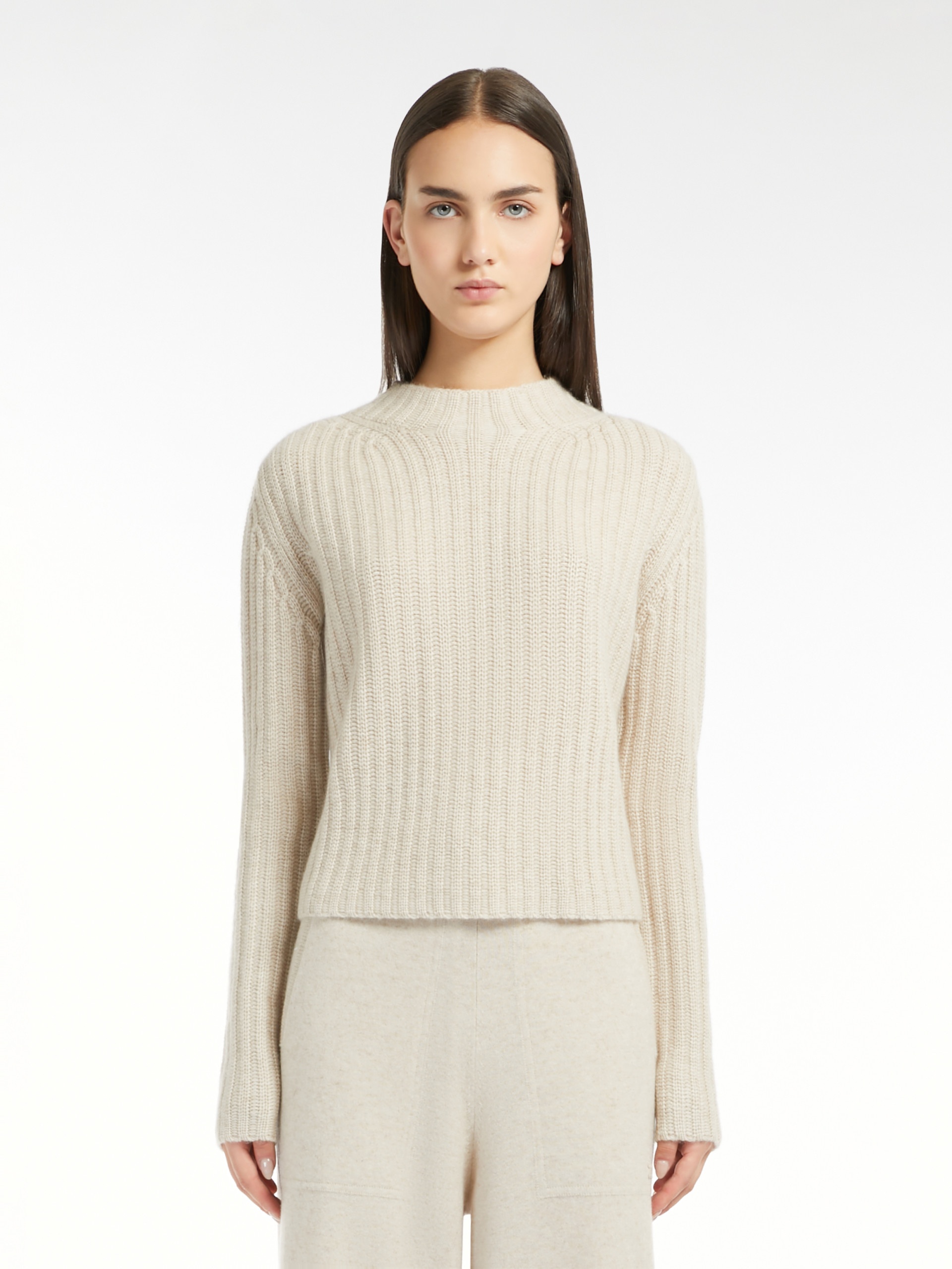 ALOA Boxy wool and cashmere jumper - 3