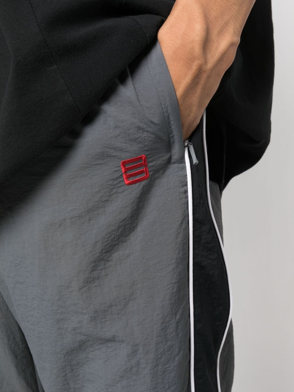 stripe-detail track pants - 5