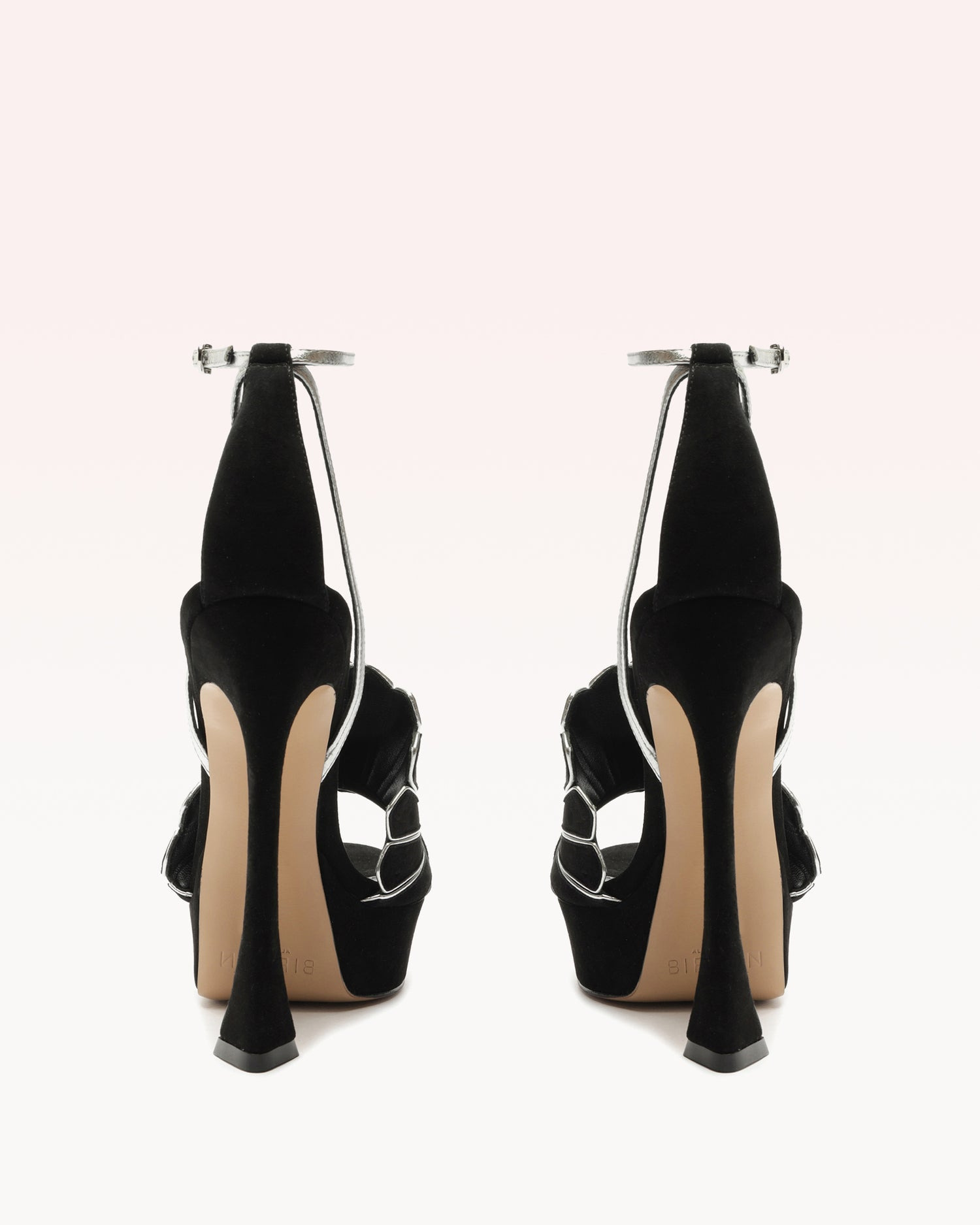 WILMA PLATFORM SUEDE BLACK - 4