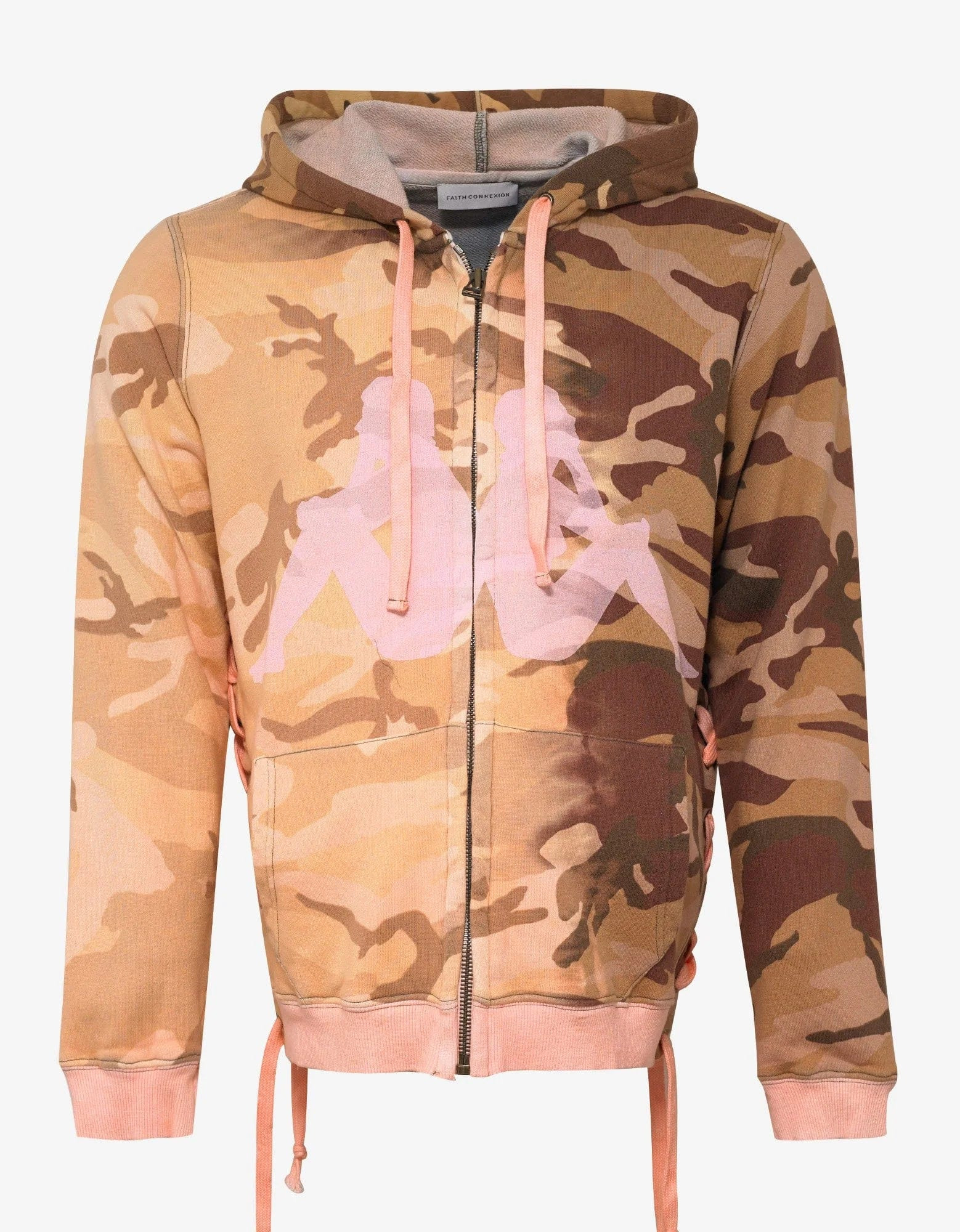 Faith Connexion Kappa Orange Camo Laced Hoodie - 1