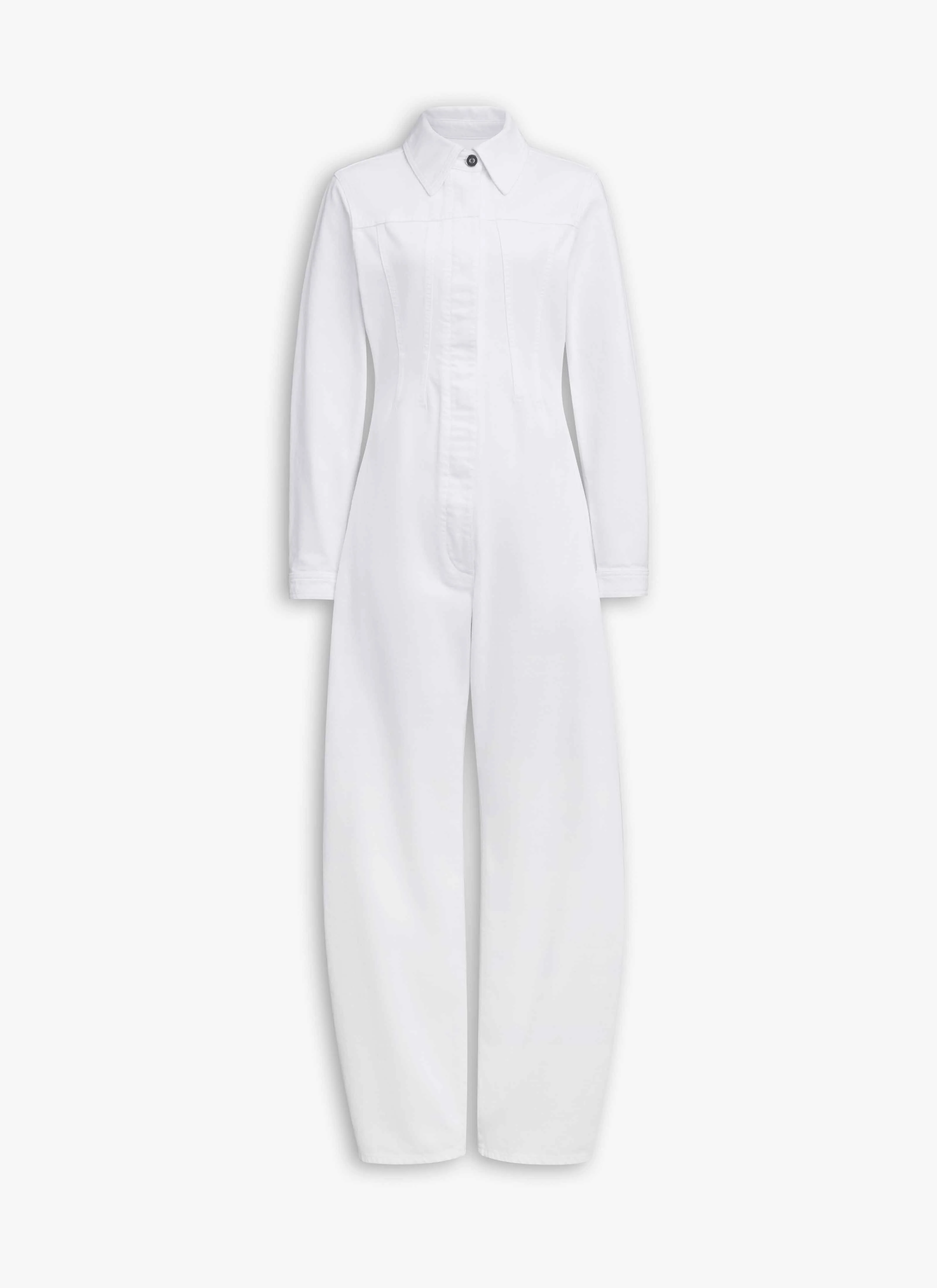 ROUND DENIM JUMPSUIT - 1