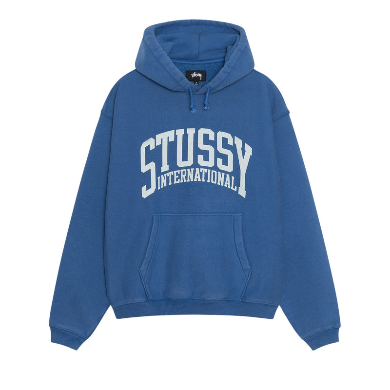 Stussy Relaxed International Hoodie 'Blue' 1