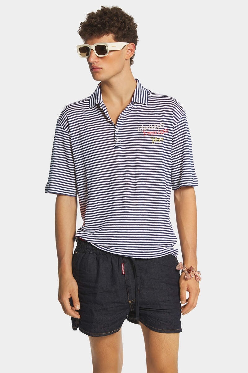 SUMMER LOVERS LOOSE FIT POLO - 3