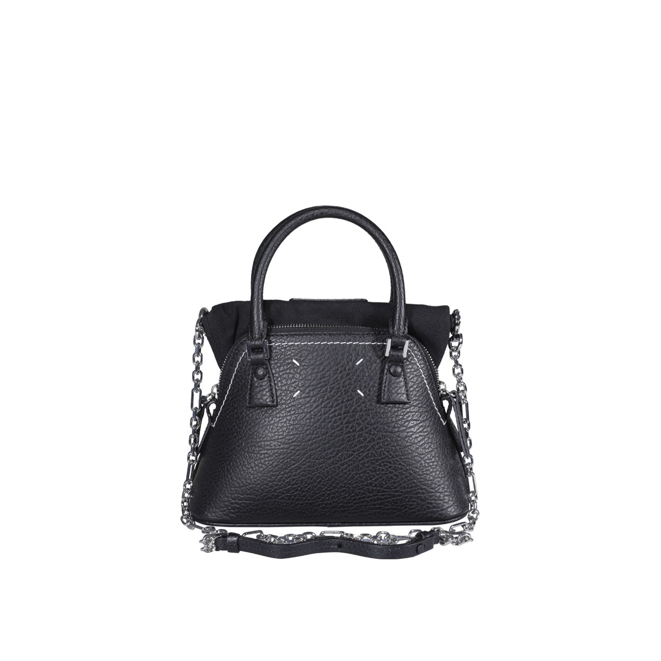 black leather mini 5ac shoulder bag - 3