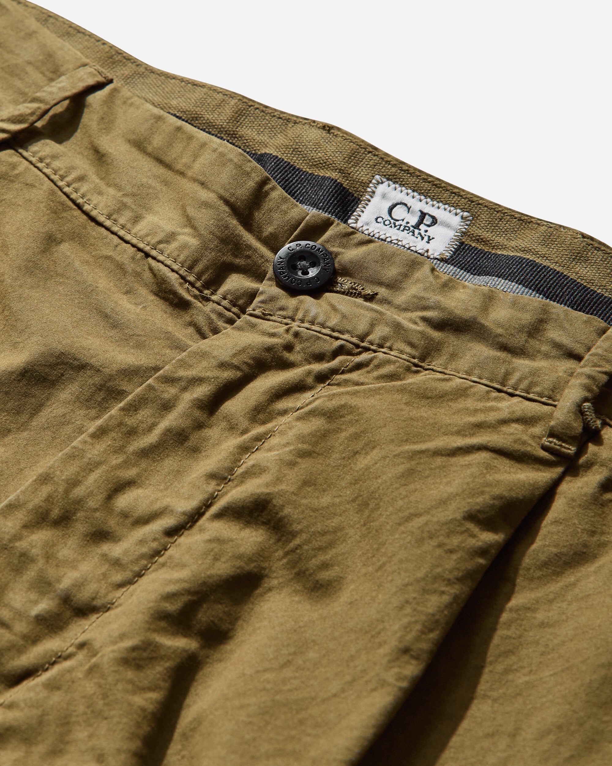 Microreps Peached Cargo Pants Capers - 3