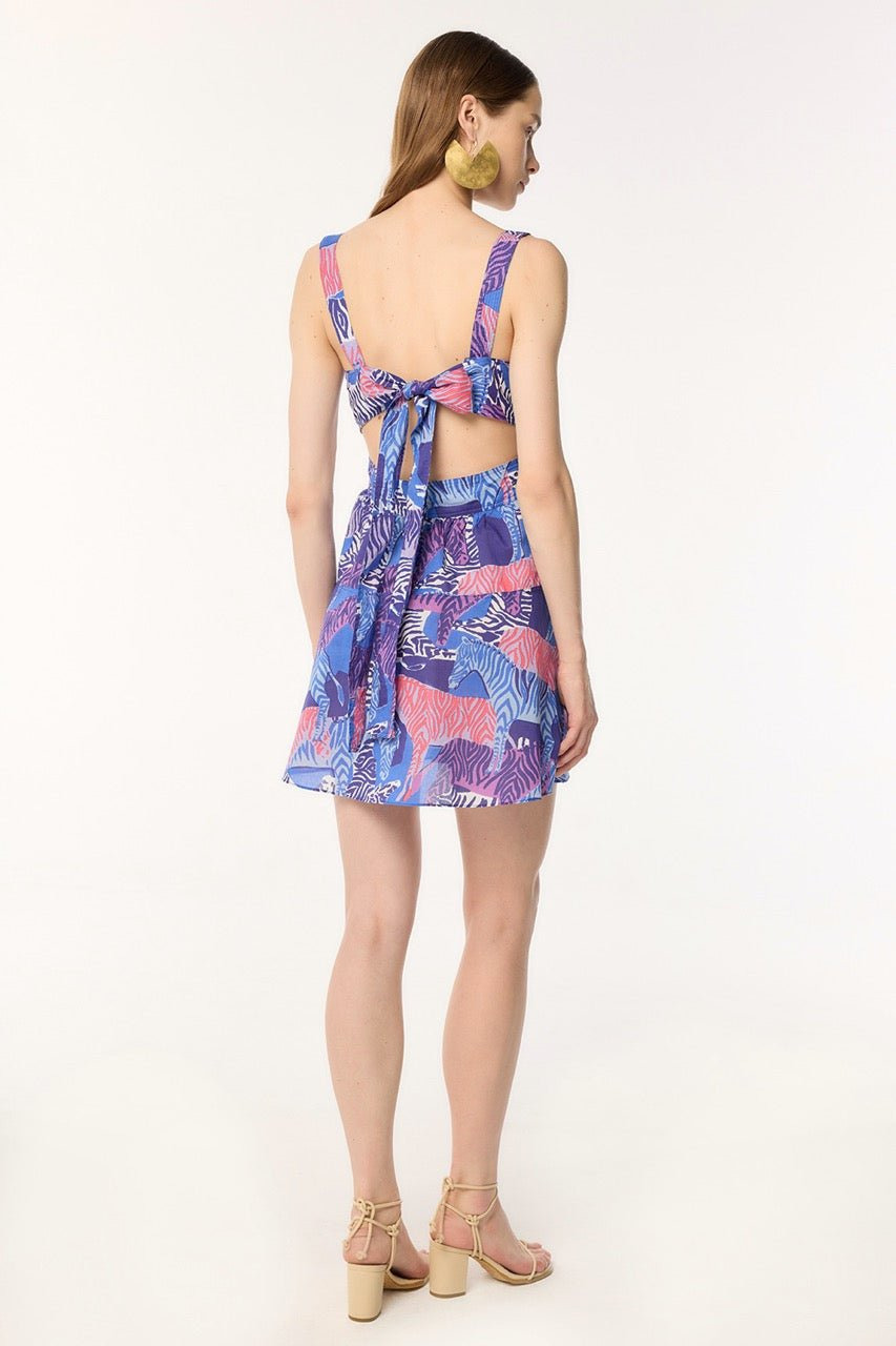 Mini Dress Coco - Blue Ashanti - 3