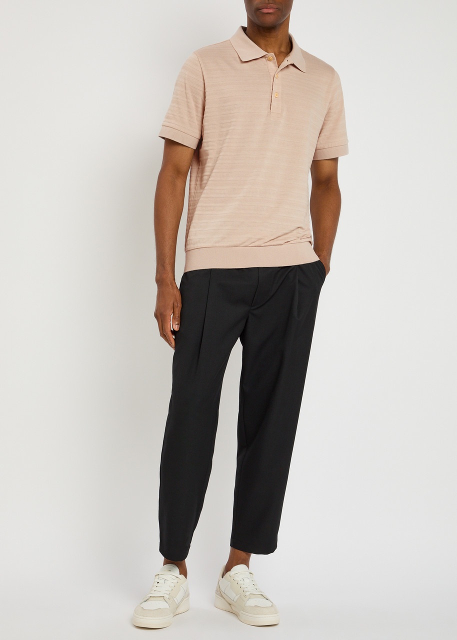 Oliver Spencer Glendale Striped Knit Polo Shirt - 4