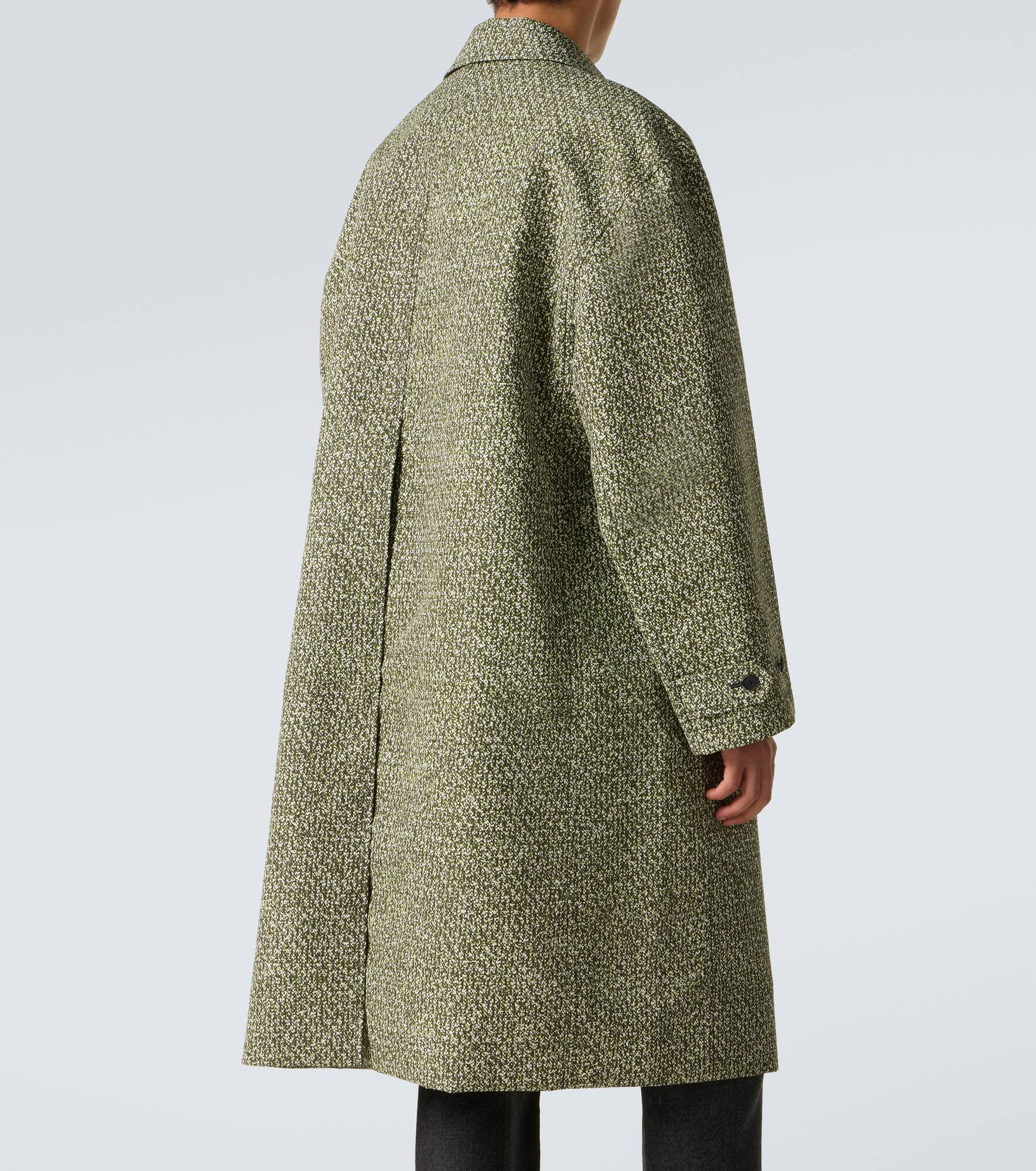 Printed poplin car coat - 4