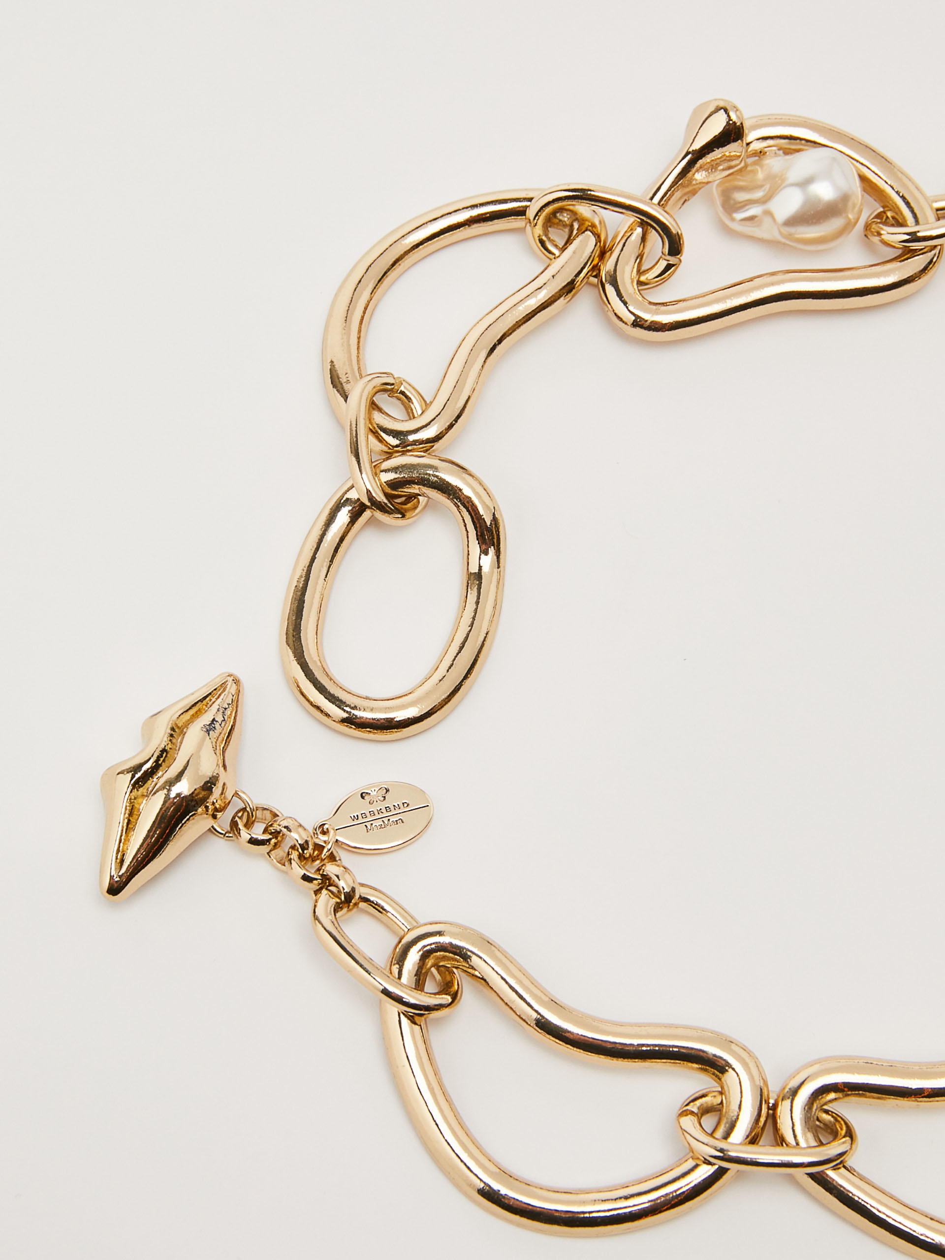 CUPOLA Metal and pearl necklace - 2