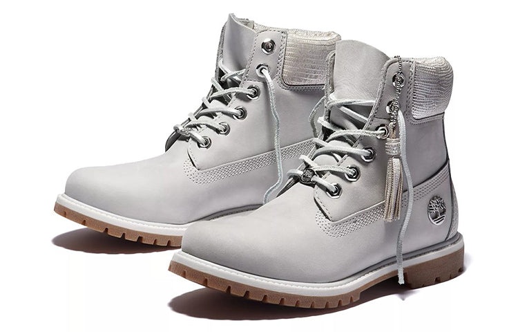 (WMNS) Timberland 6 Inch Premium Boots 'Light Gray' A1UWF - 2