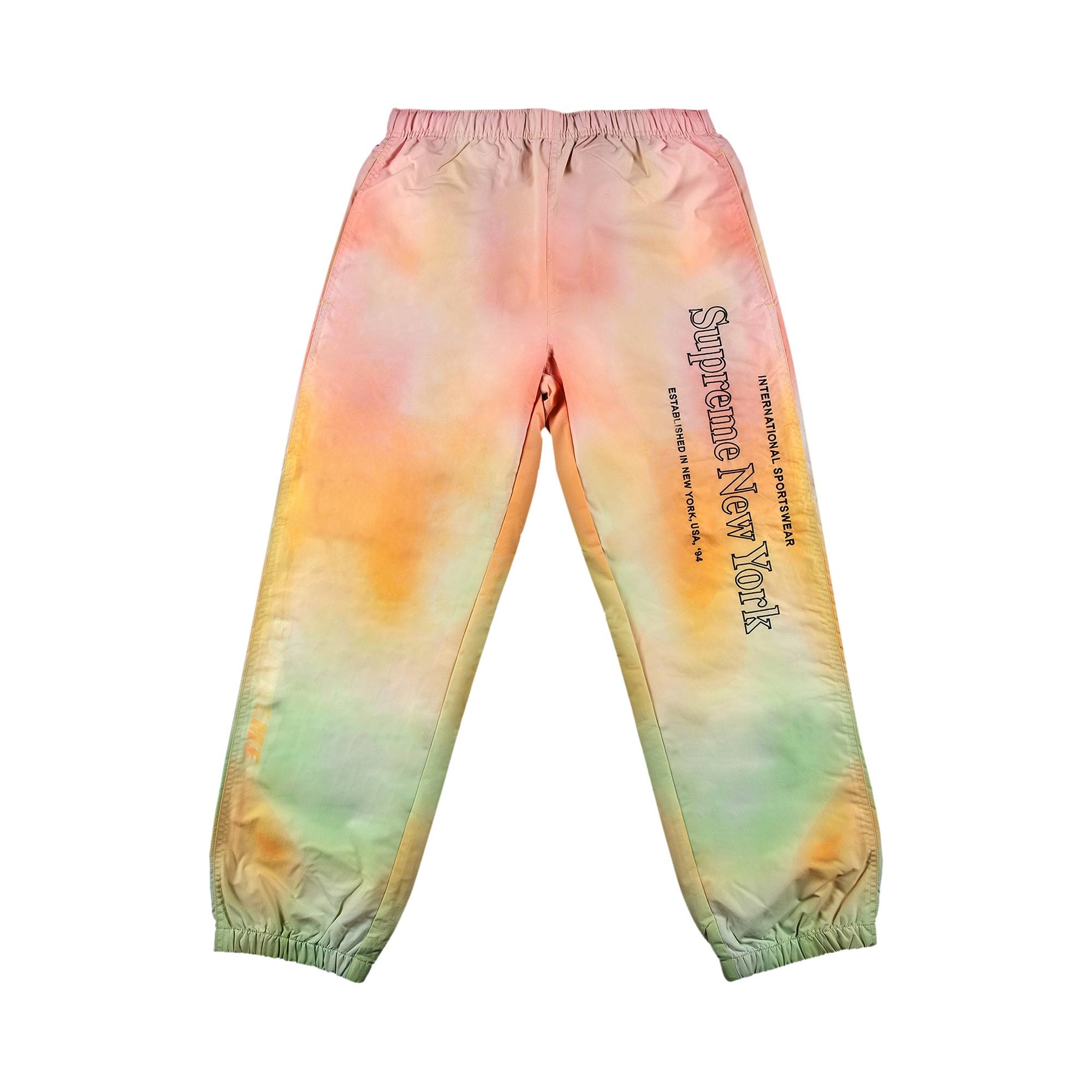 Supreme Side Logo Track Pant 'Yellow Gradient' - 1