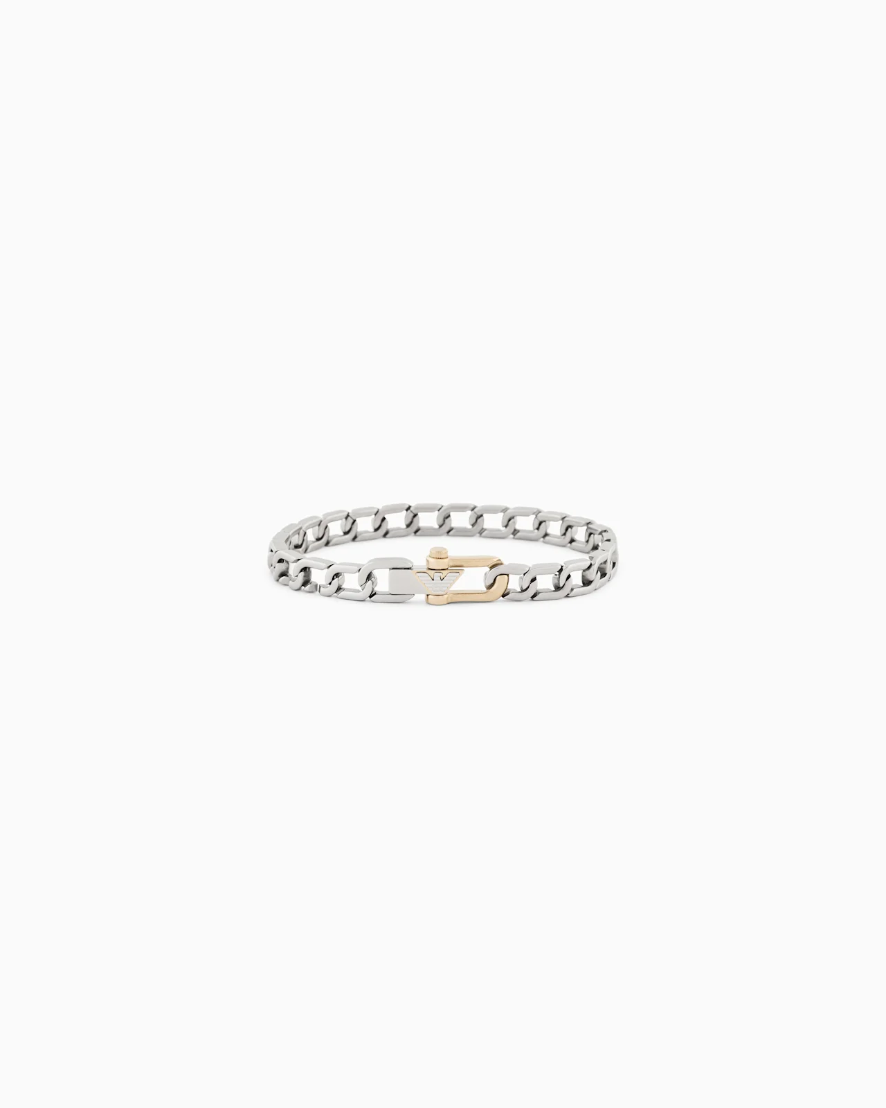 TWO-TONE STAINLESS STEEL CHAIN BRACELET - 1