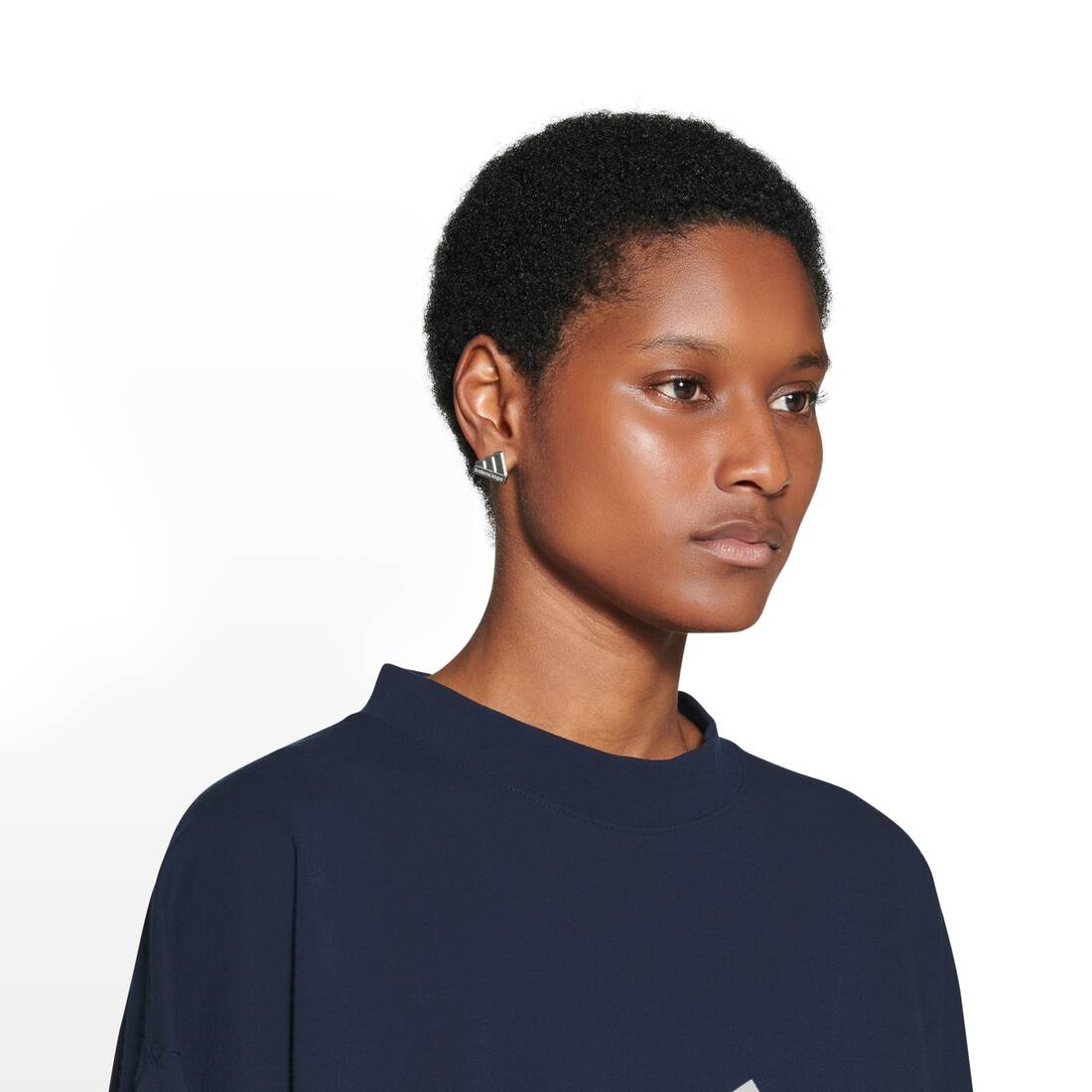 Balenciaga / Adidas Earrings in Silver - 4