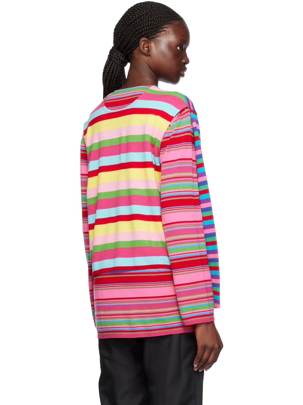 Multicolor Layered Sweater - 3