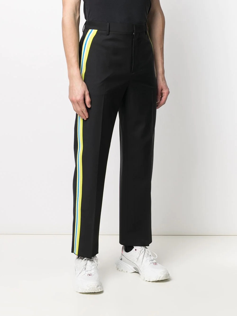 side-stripe tailored trousers - 3