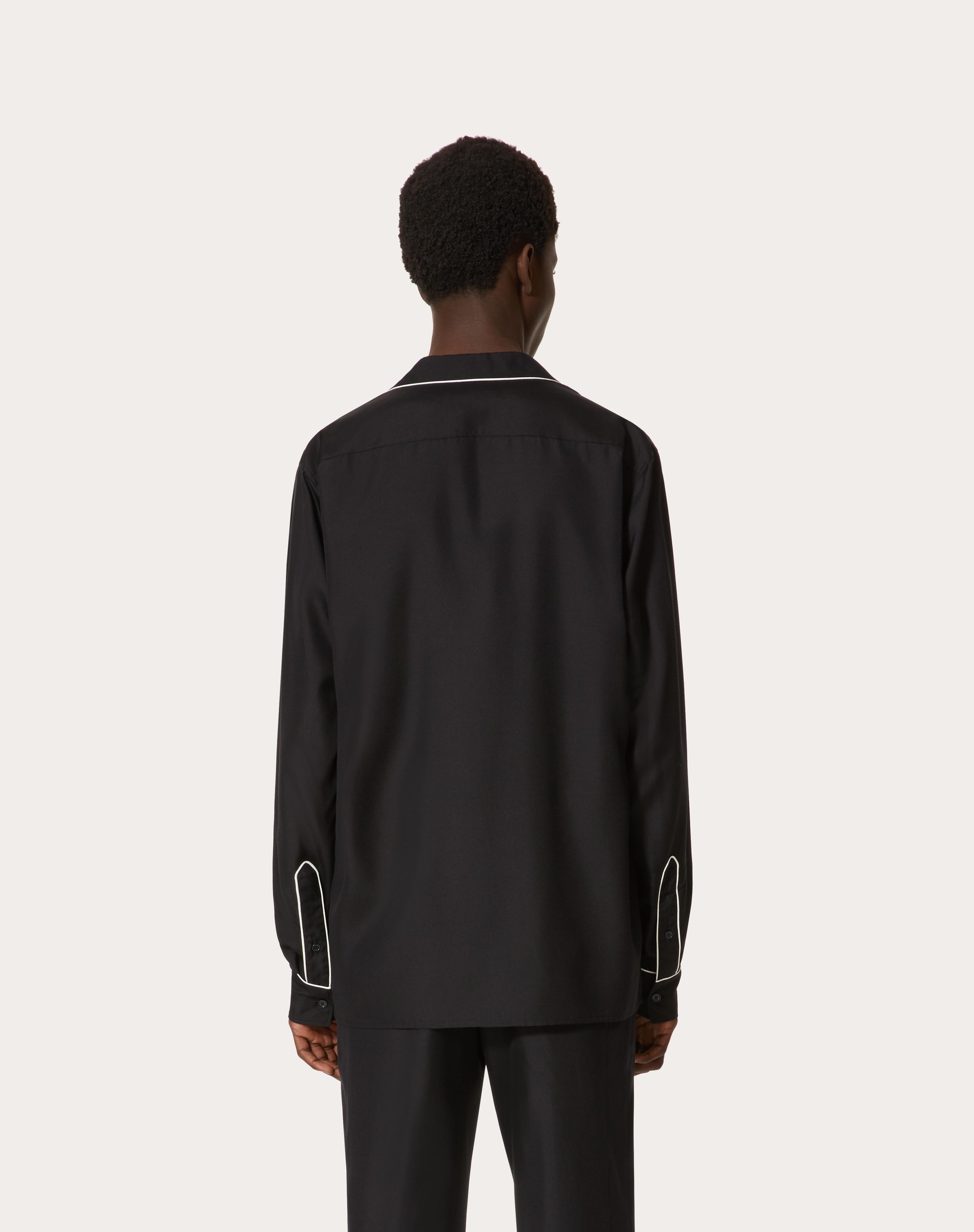 SILK PAJAMA SHIRT - 4