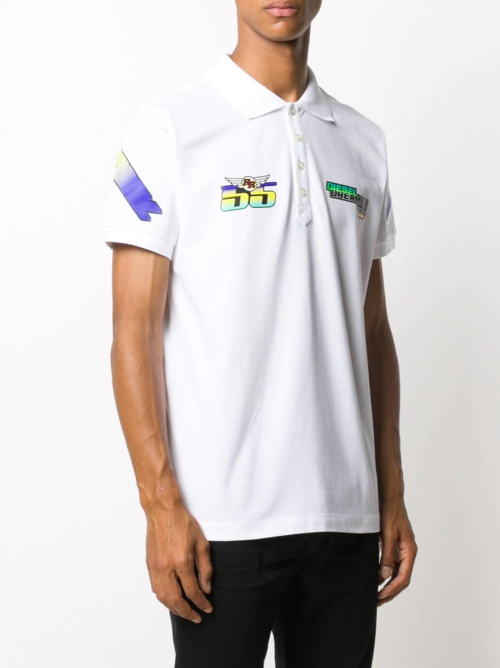 logo short-sleeve polo shirt - 3