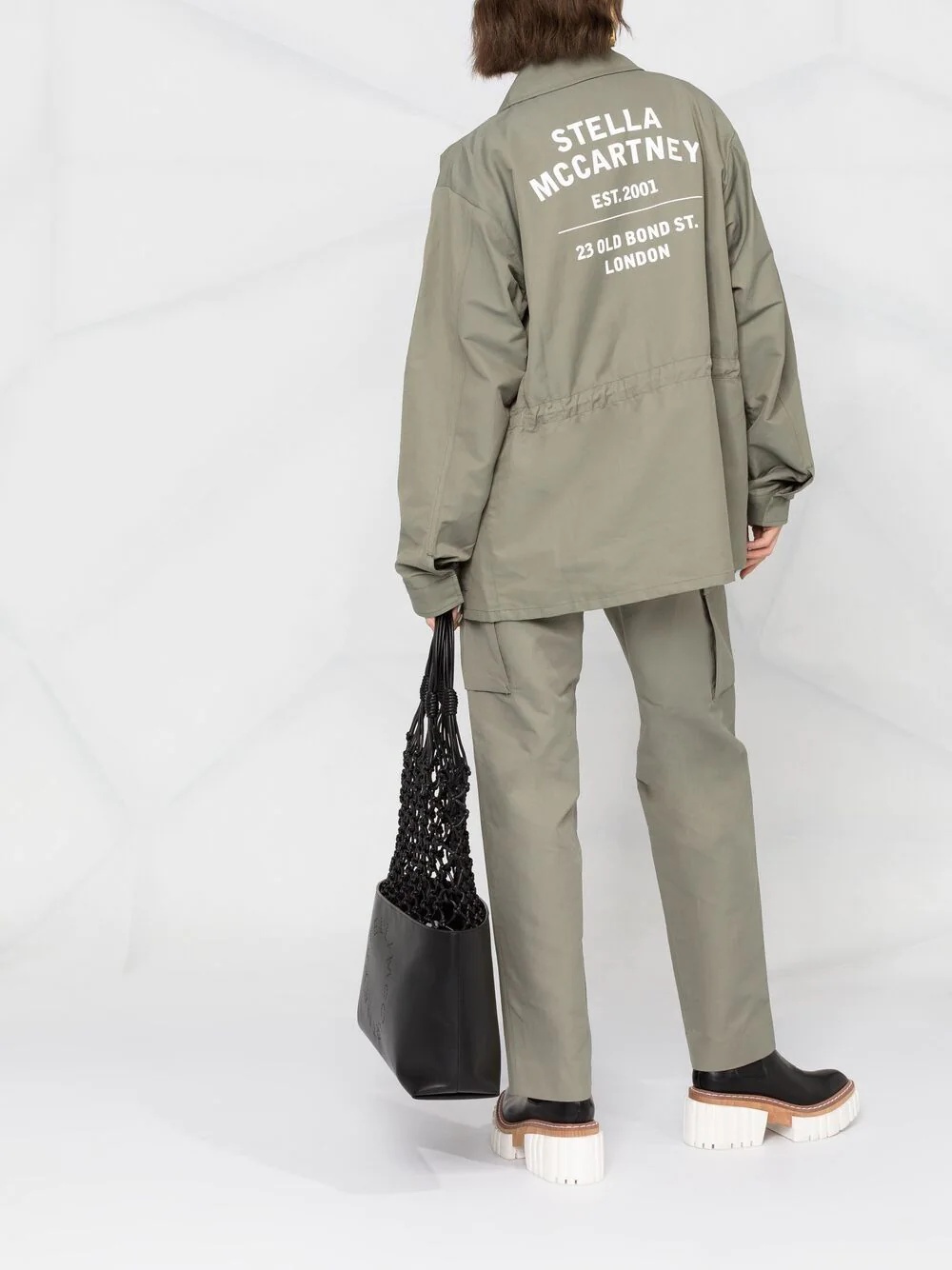 straight-leg cargo trousers - 4