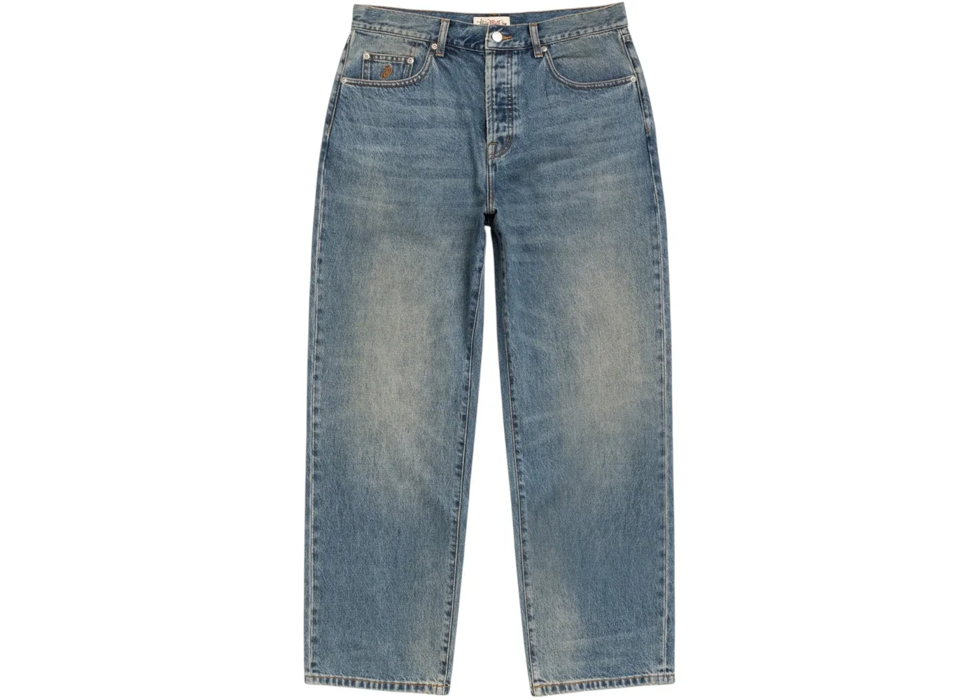 Stussy Big Ol' Denim Jean Vintage Mid Wash - 1