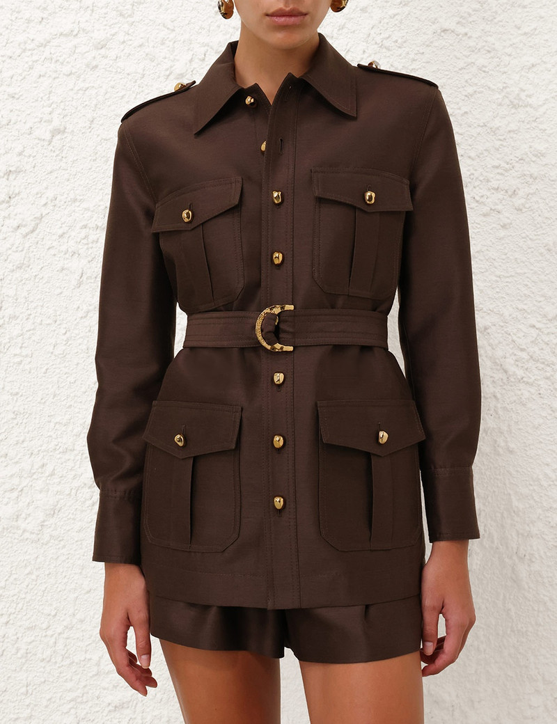 Zimmermann ILLUMINATE UTILITY JACKET outlook