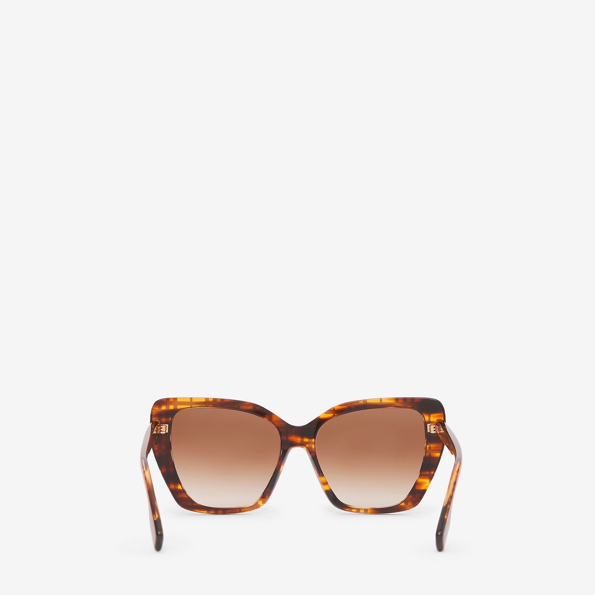 Check Cat-eye Frame Sunglasses - 3