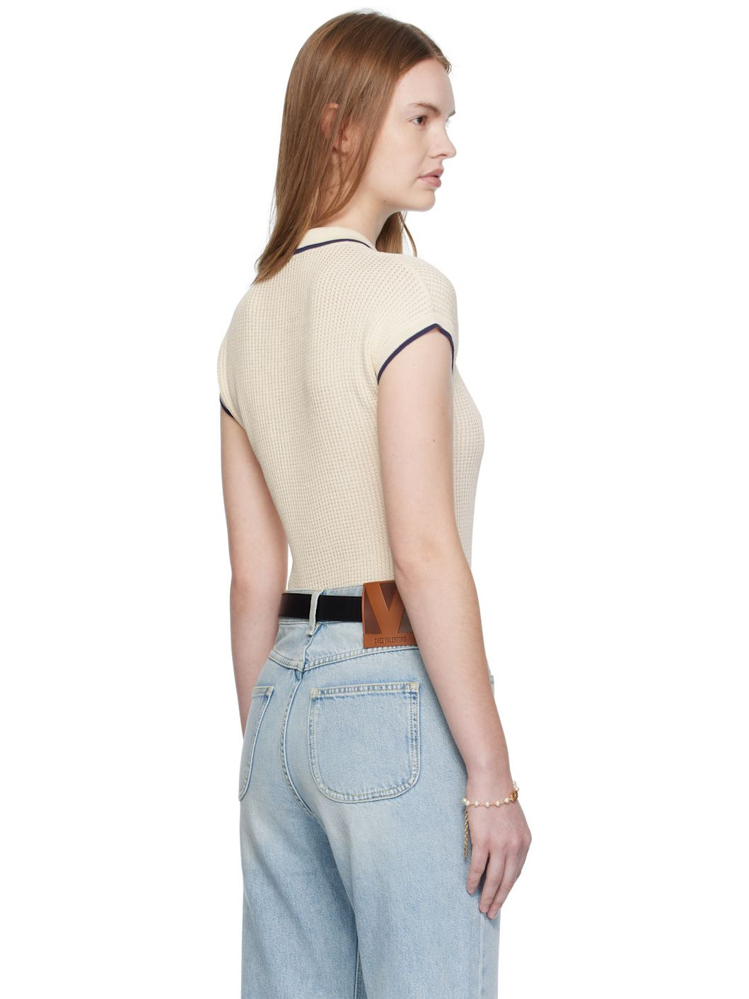 Off-White Cotton Top - 3