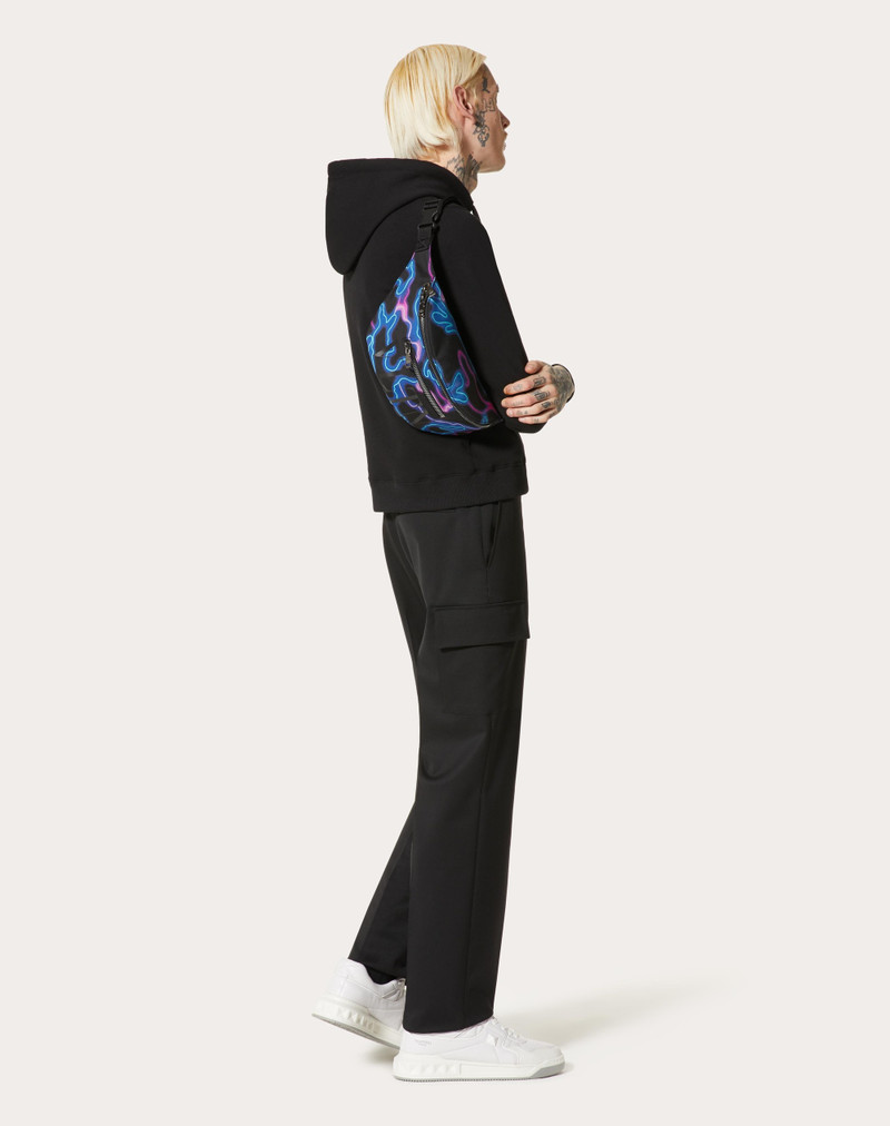 Valentino NEON CAMOU BELT BAG IN NYLON outlook