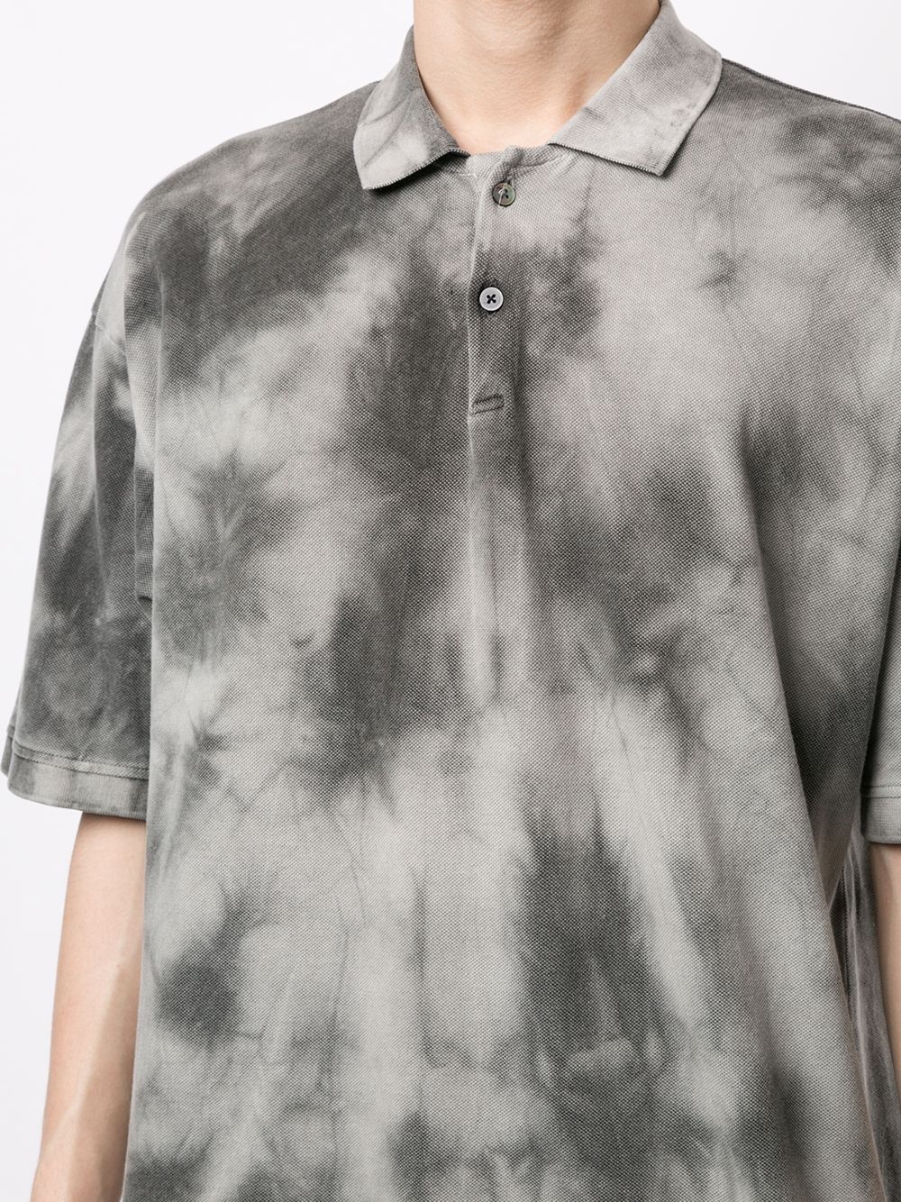 tie-dye polo shirt - 5