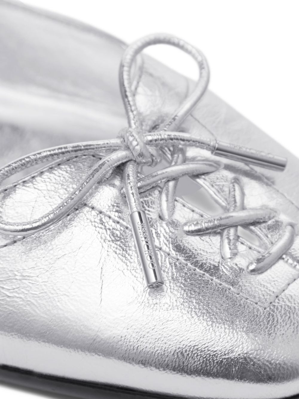 Scarlett lace-up bow ballerina flats - 3