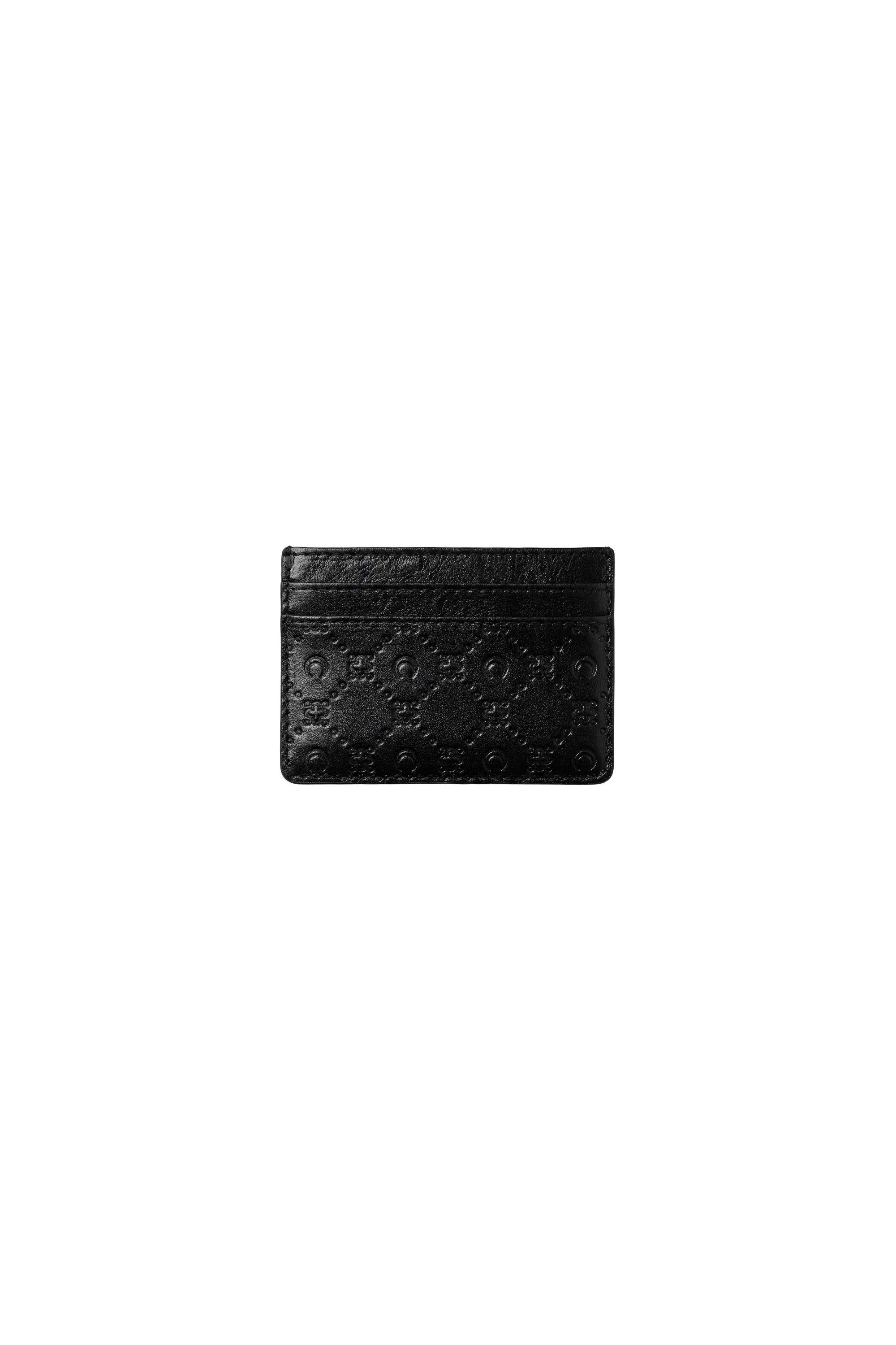 MOONOGRAM EMBOSSED LEATHER CARD HOLDER - 1