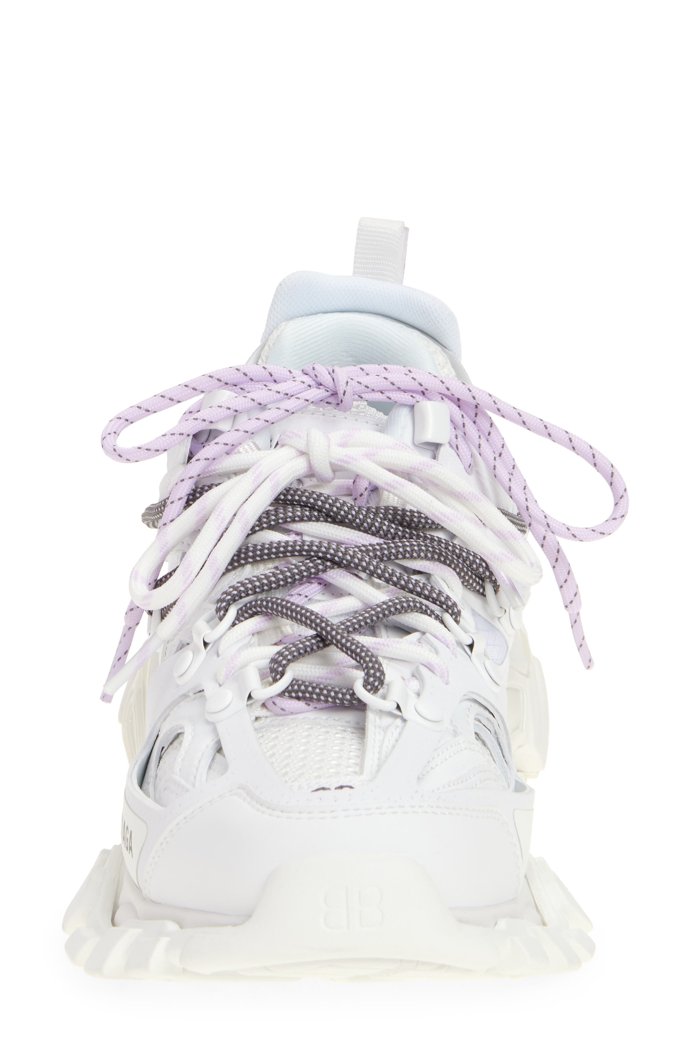Balenciaga Track Trail Sneaker in White/Lilac at Nordstrom - 4