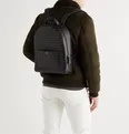 Compact Mosaico Woven Leather Backpack - 7