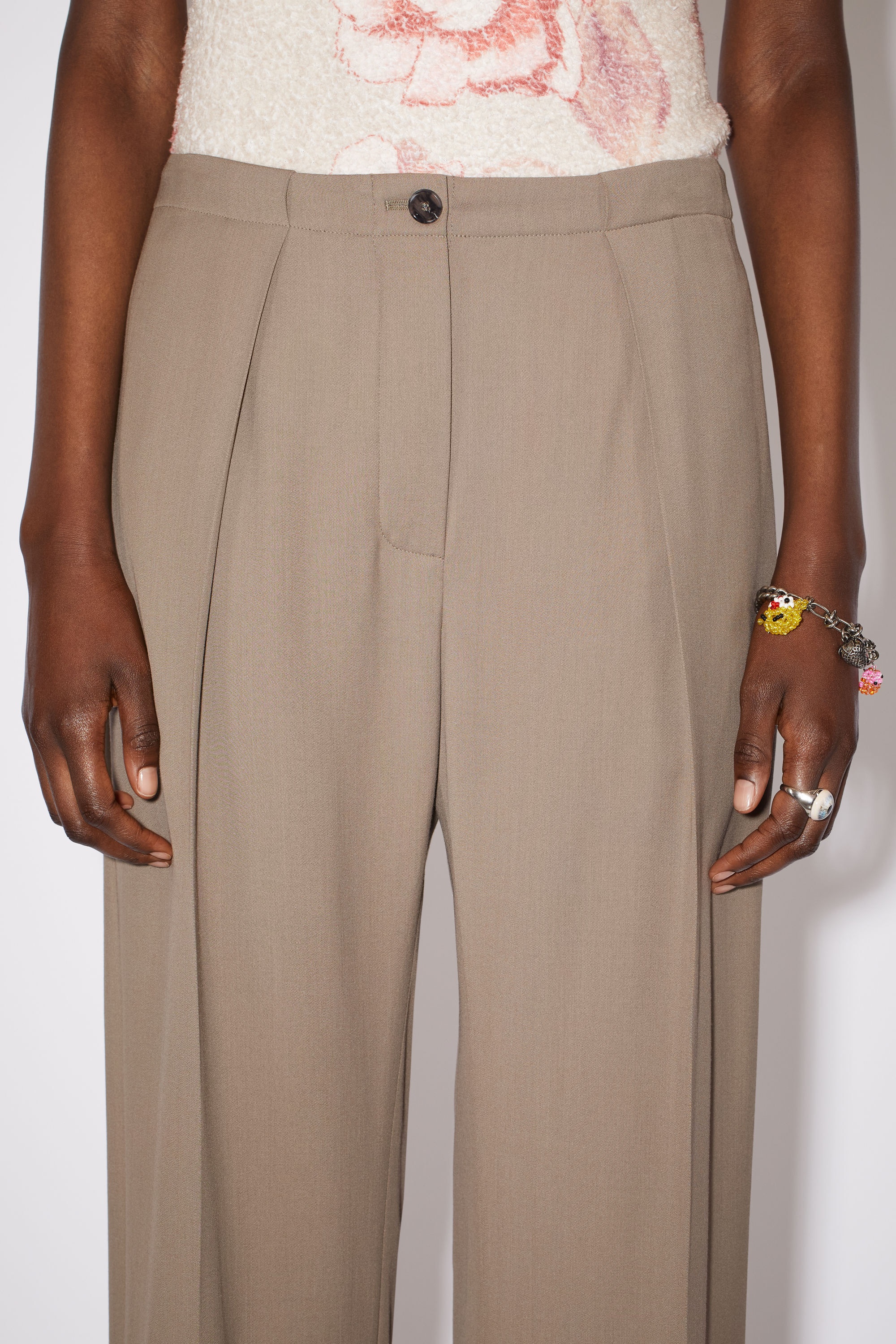 Tailored trousers - Taupe grey - 5