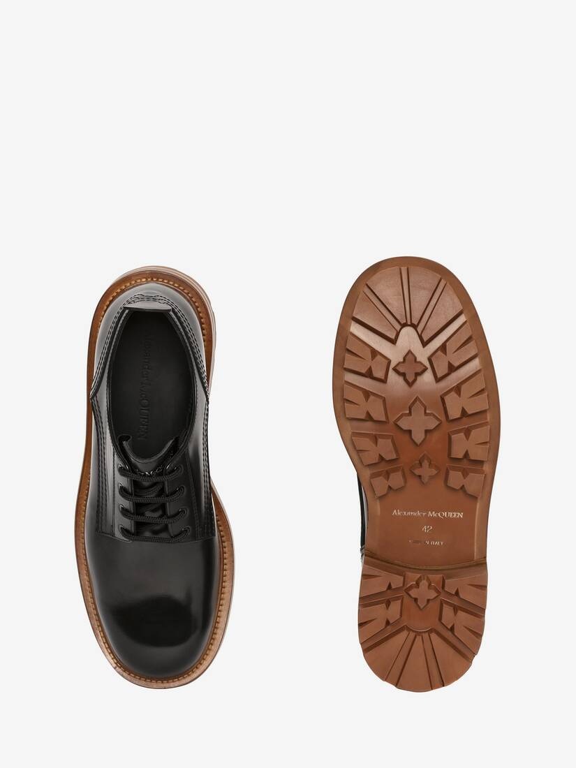 Worker Lace-up in Black - 4