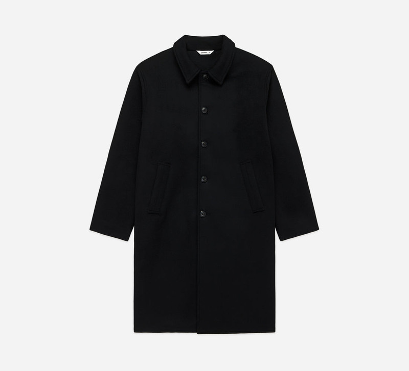 Mac Coat - Black Wool/Cashmere 1