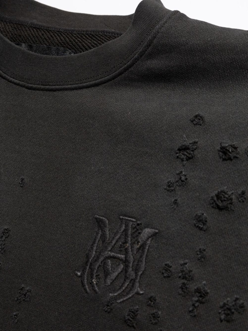 logo-embroidered cotton sweatshirt 6