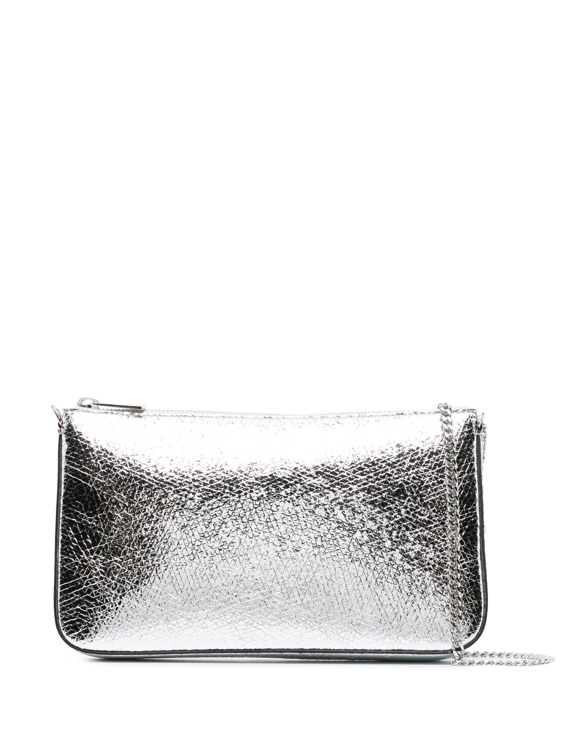 Silver Loubila Leather Mini Bag - 1