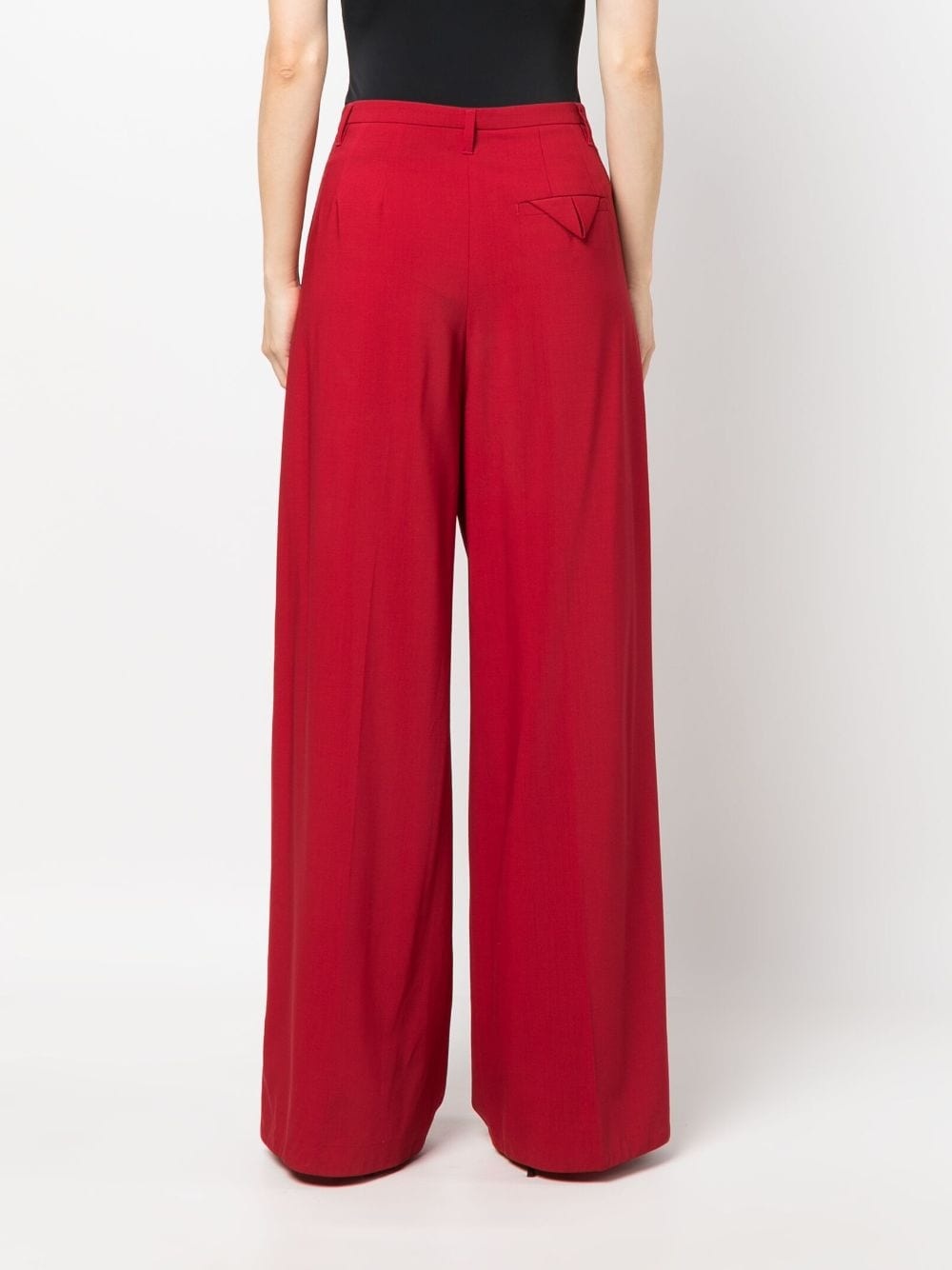 high-waisted palazzo pants - 4