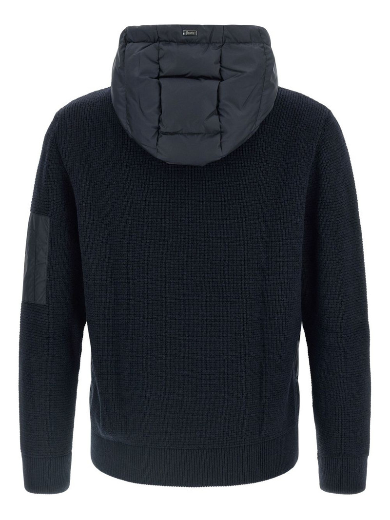 Herno padded-knitted down jacket outlook