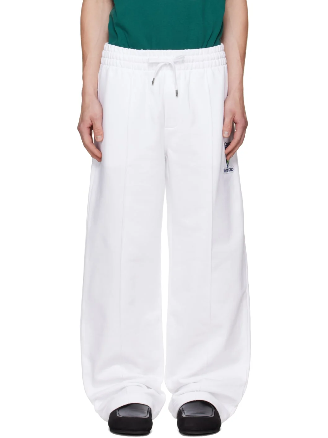 White Tennis Club Icon Sweatpants - 1