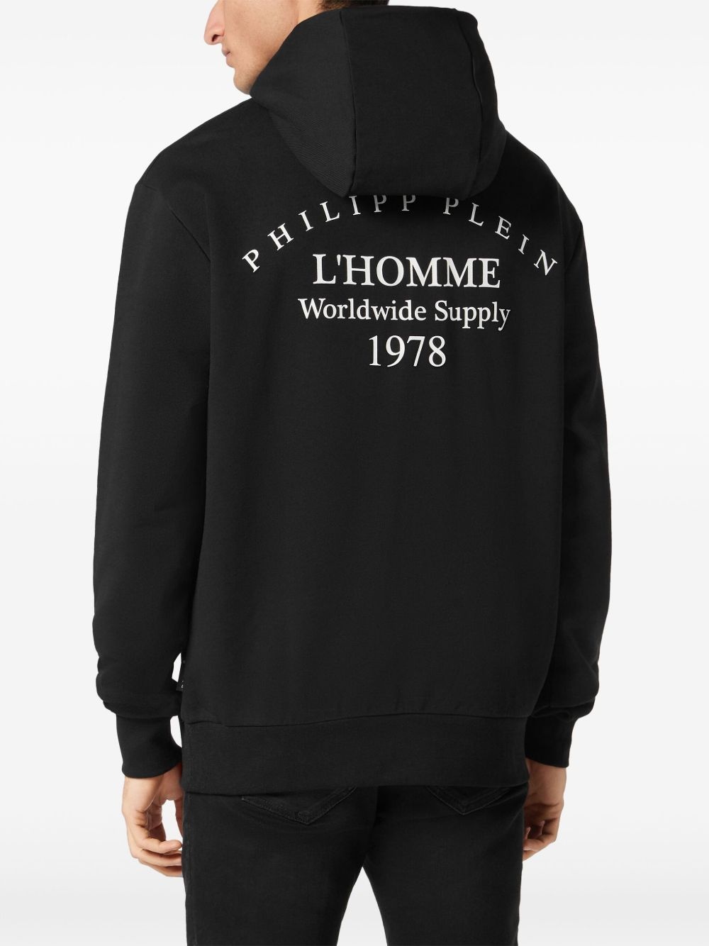 logo-plaque hoodie - 3