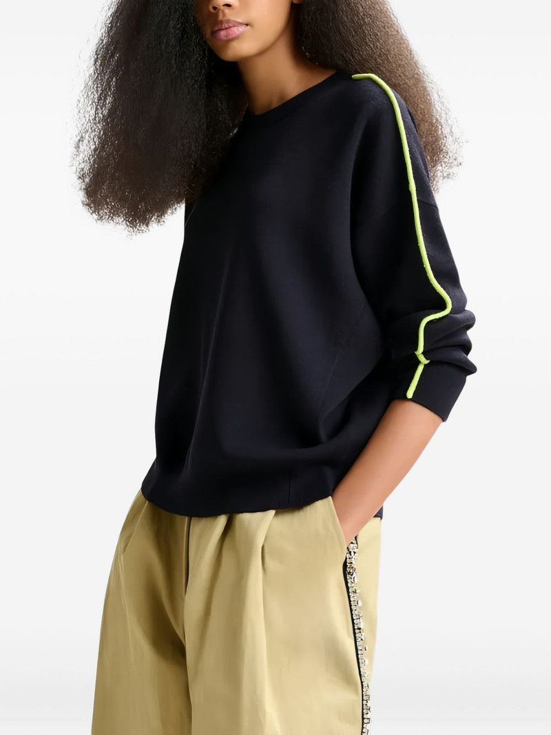 ESSENTIEL ANTWERP seam-detail sweater outlook