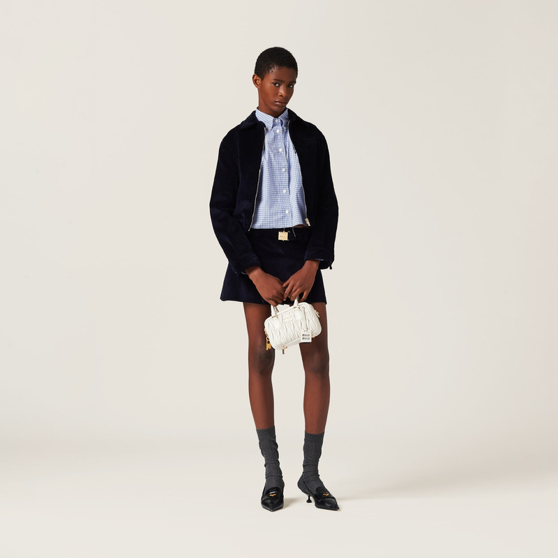 Miu Miu Corduroy miniskirt outlook