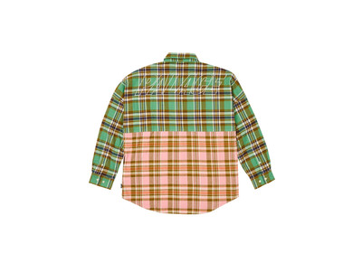 PALACE CHECKMATE DROP SHOULDER SHIRT GREEN outlook
