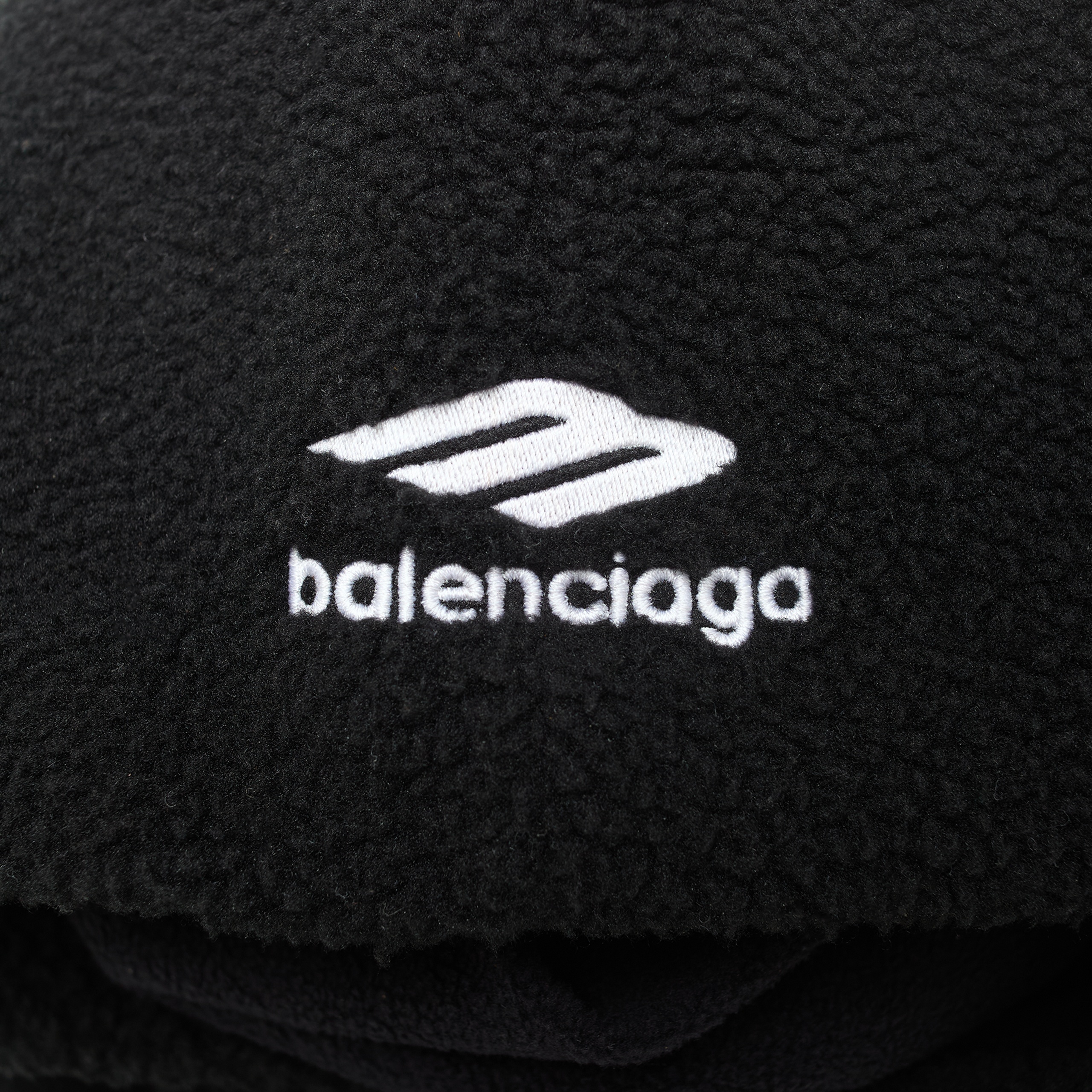 BLACK HOOD WITH LOGO - 5