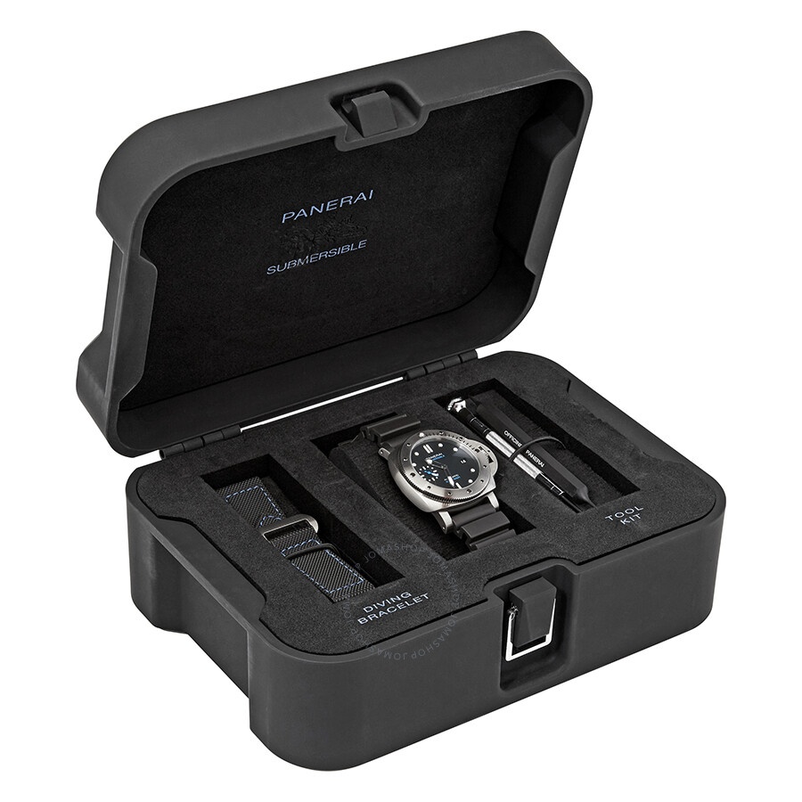 Panerai Submersible Automatic Black Dial Men's Watch PAM00973 - 4